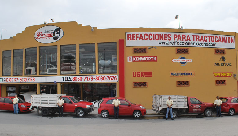 Fachada Refacciones Lozano